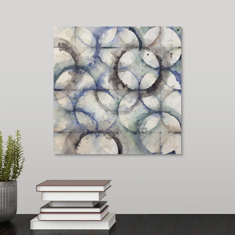 « treillis work », peinture sur toile, Toile tendue, H 12 po x l 12 po x P 1,25 po