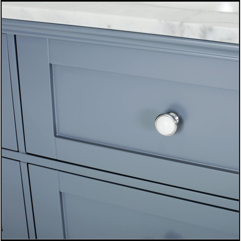 48" VANITY WITH BOTTOM SHELF STORAGE, Grey