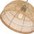 Neill 1 - Light Gold/Black Pendant
