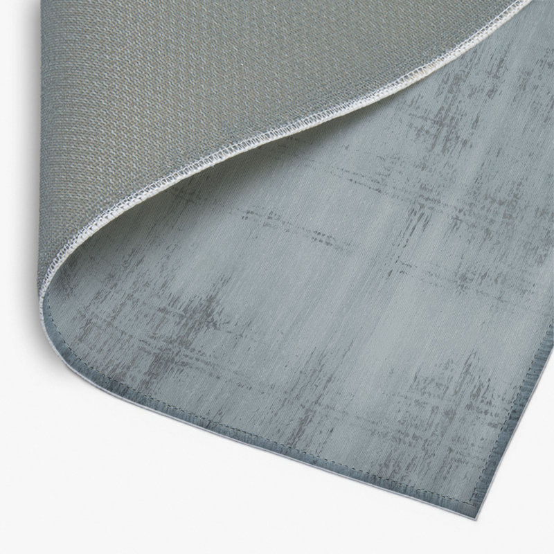 Tapis gris abstrait intérieur et extérieur, Rectangulaire 2 pi x 3 pi