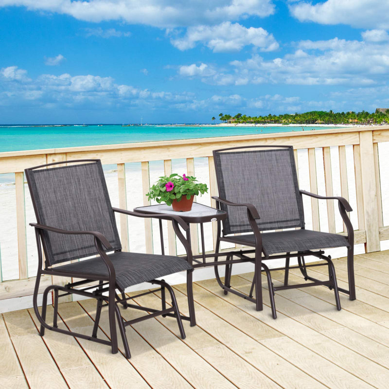 Flemon 2 - Person Patio Dining Set with