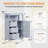 Goldean 34'' H X 22'' W X 11'' D Freestanding Bathroom Cabinet With Adjustable Shelf-594366877