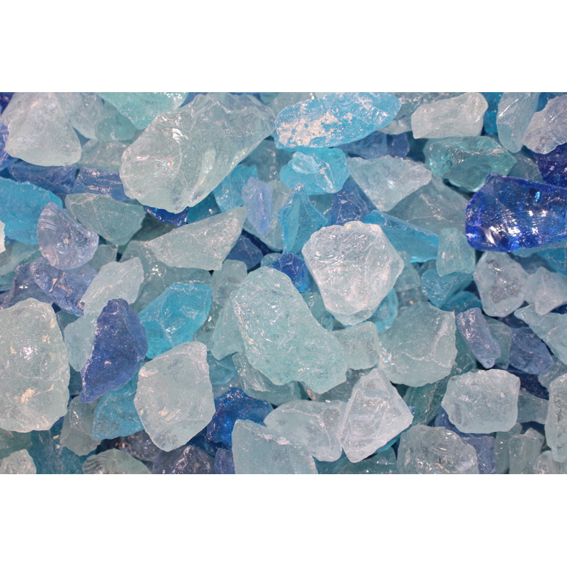 Verre à feu 25 lb Classic, Mélange de Bahama, L 12 po x l 9 po x P 3 po