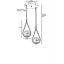 Luminaire suspendu en grappe 2 lumières Bascom-1275519621-1275519620