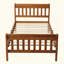 Lit plateforme en bois avec lit plateforme-776700338