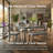 6-Piece Kitchen Dining Set With Rectangular Table And Upholstered Chairs