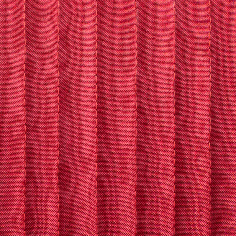 Chaise de salle à manger rembourrée avec pieds en métal pour le salon, Vin rouge, 6