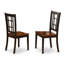 Ensemble de salle à manger 7 pièces composé d'une table de salle à manger rectangulaire avec rallonge papillon et 6 chaises de cuisine en tissu de lin, noir-589223653-589223651-591142460