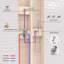 Système de douche cubique à pression équilibrée 2 fonctions avec valve brute-74878331