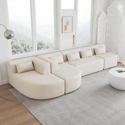 Canapé modulaire 144 "modulaire avec chaises longues 144"