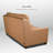 Harpster Leather Triple Power-Reclining Sofa with Zero-Wall Design Concealed Footrests and Removable Seat Cushion-110447881
