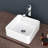 15"x15" Ceramic Square Vessel Bathroom Sink