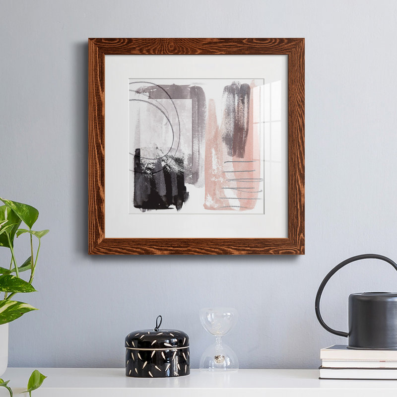 Coexistance III - reproduction encadrée de qualité supérieure - prête à être accrochée, H 35,5 po x l 35,5 po x P 1,5 po