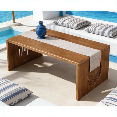 Table basse pliante en bois massif - Table basse portative de style japonais pour la méditation, le salon et les petits espaces, rangement facile sans assemblage requis