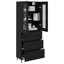  Highboard 2 Pcs Artisan Oak Engineered Wood And Glass-46636250