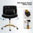 Jacquie 23" W Tilting Office Chair with Button-Tufting and Lumbar Pillow -1962450802