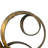 Gold Leaf Wall Piece, 38.5X22x4.2", Fit For Living Room Office Bedroom, Stable Metal Structure, Easy Installation Way, 100% Iron 38.5X22x4.2" Accessory Bedroom Decoration, Solid Construction,