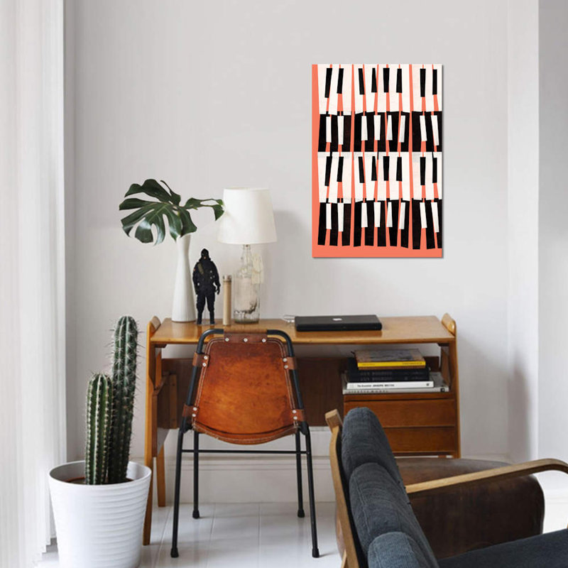 «Piano Sounds», impression sur toile, H 18 po x l 12 po x P 1,5 po, Toile tendue, Pas de tapis