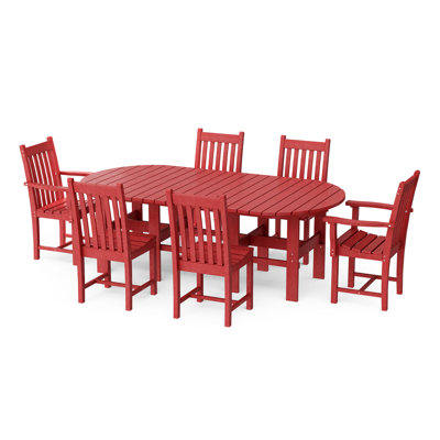 Classic 7-Piece 44" x 84" Dining Set