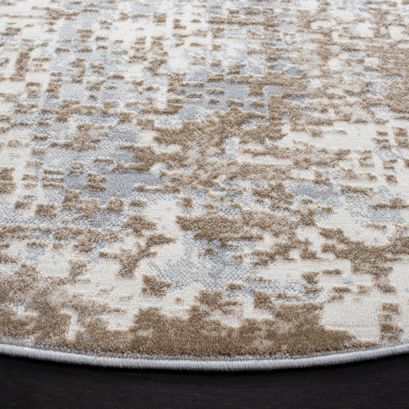 Tapis abstrait Branstetter Performance, Rectangle 4 pi x 6 pi
