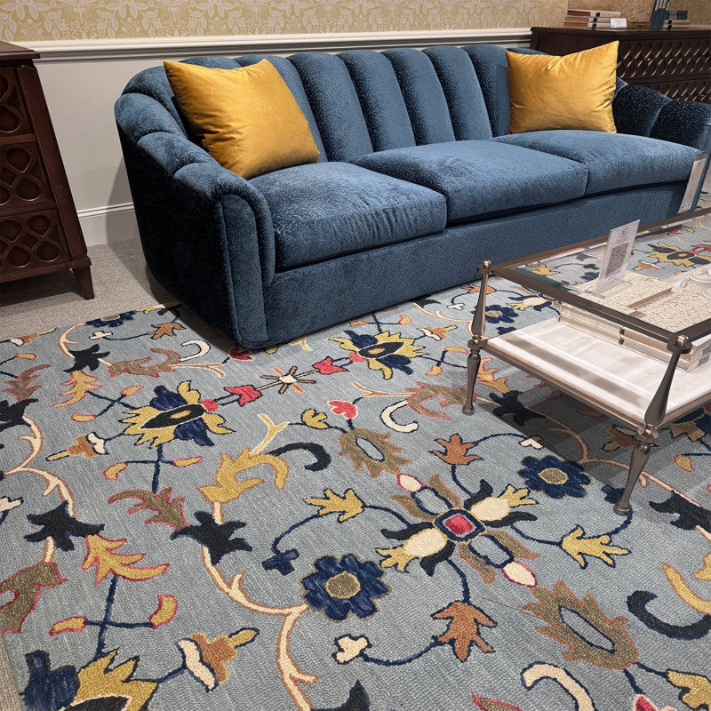 Martellish Hand Tufted Wool Oriental Indoor Rug, Rectangle 3'6" x 5'6"
