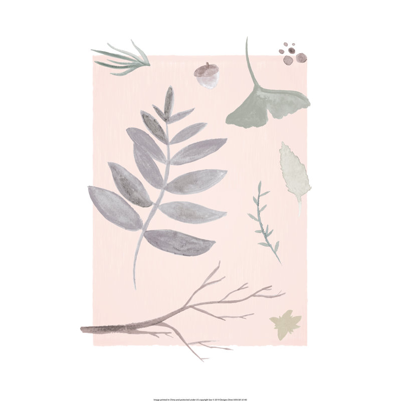Botanical Print 1 Piece Wrapped Canvas Painting, 91cm H x 61cm W x 3.8cm D