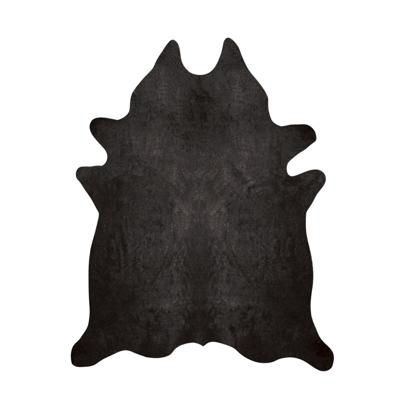 Plainsboro Cowhide Animal Print Indoor Rug, 5' x 7'