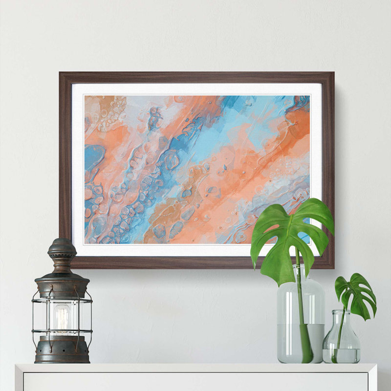 Missing You - Picture Frame Painting Print, Walnut Framed, 36cm H x 48cm W x 2cm D