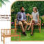 Solid Wood Outdoor Bench