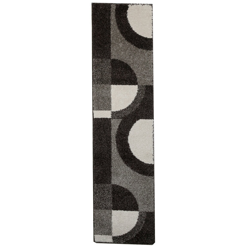 Risher Abstract Shag Area Rug, Runner 60cm x 230cm