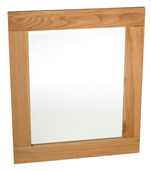 Frazier Solid Wood Flat Mirror, 68cm H x 58cm W x 2cm D