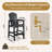 Bar-Height HDPE Adirondack Chair with Cup Holder-4773510