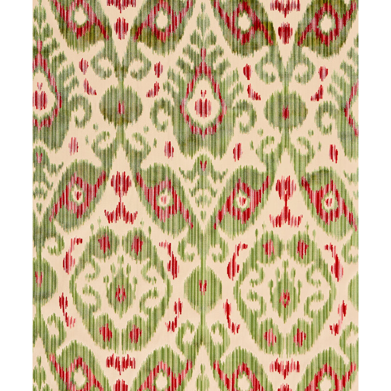 Oriana Tashkent Velvet Fabric, Spring Green