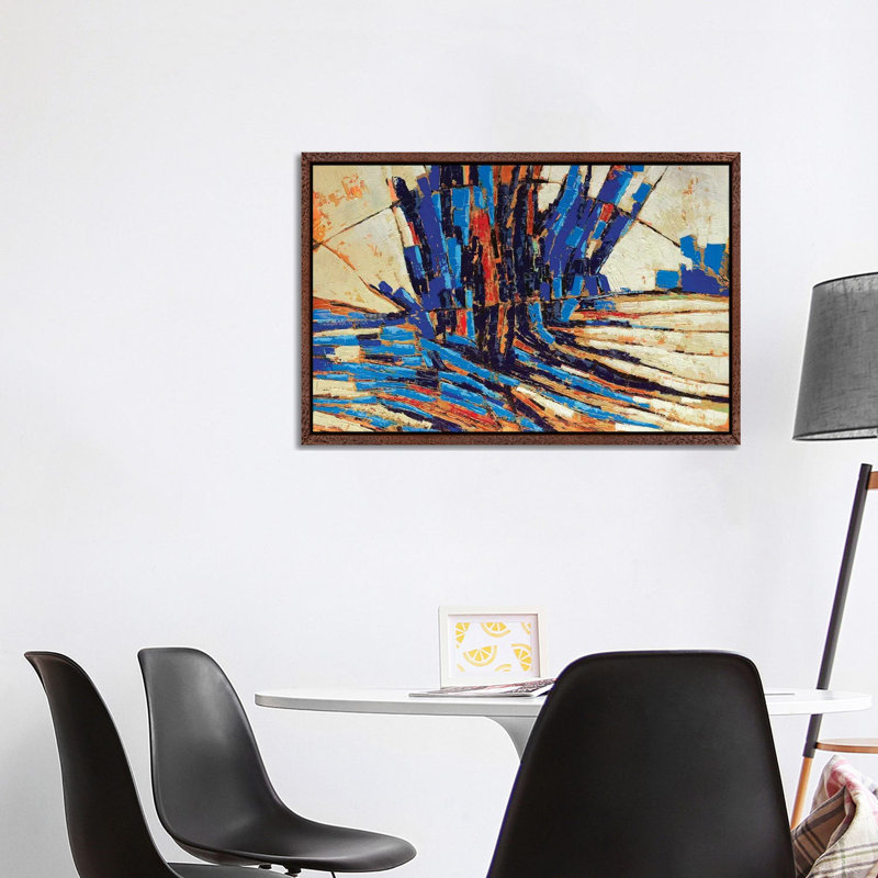 Sequoia - Print on Canvas, 101.6 cm H x 66.04 cm W, Classic Brown Wood Framed
