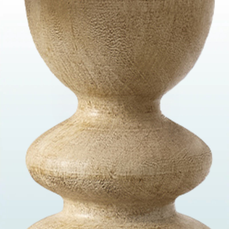 Lampe de table Leyton en résine beige et abat-jour en lin, H 27,84 po x l 15,77 po x P 15,77 po