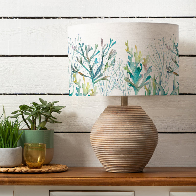 Coral Reef Solid Wood Table Lamp