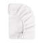 Mini-drap-housse en mousseline blanche unie