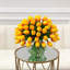 Real Touch Tulips Centerpiece In Vase-725784640