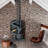 2000 Square Feet Natural Vent Freestanding Wood Pellets Stove