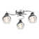 Tsuguko 3-Light 45cm Chrome Silver Semi Flush Mount Ceiling Light