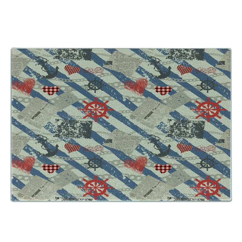 Planche à découper en verre trempé Ambesonne