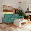 Causeuse en velours 68 po Michaell-65209696