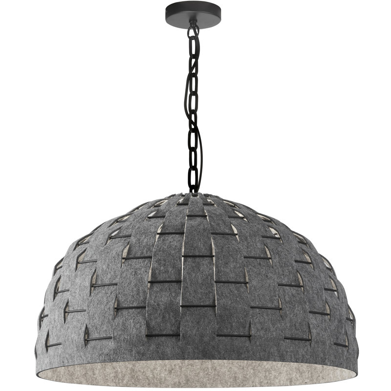 Luminaire suspendu incandescent 1 lumière Priscilla