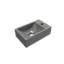 BOCCHI Milano 9.06'' Fireclay Rectangular Bathroom Sink-2024114452