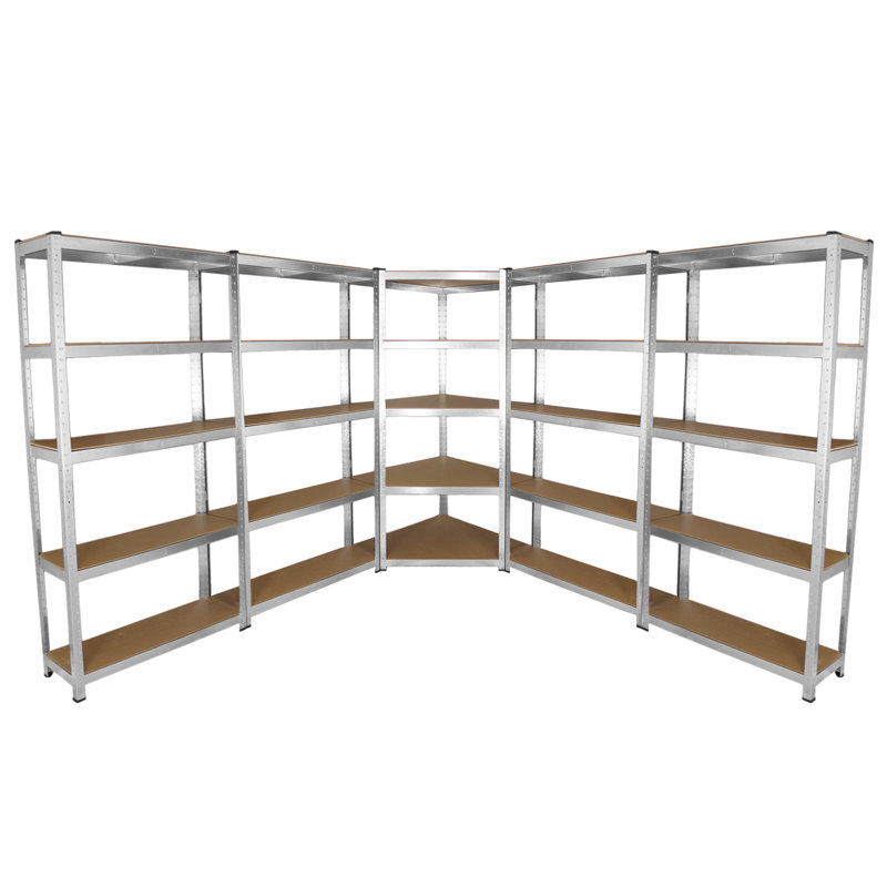90 cm W Steel Adjustable Height Shelving Unit Storage Rack