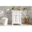 Meuble-lavabo avec lavabo et rangement, 24 po