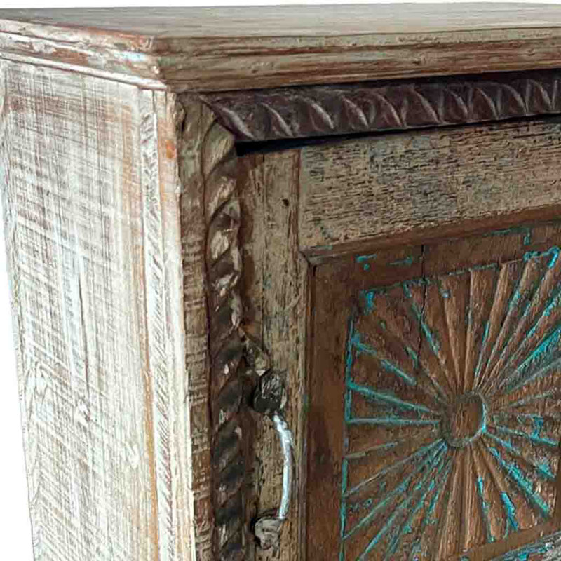 Ailiana 53cm W Solid Wood Bedside Table
