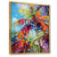 Millart Popart Palm Trees II - Palmiers et palmiers, reproduction d'art encadrée-767419846-801963475-801963476