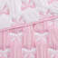 Ensemble de courtepointe réversible en mélange de coton jacquard tissé rose toutes saisons Ballet Bows-111705588