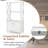 Bathroom Storage Cabinet With Open Shelves & Double Doors Modern Storage Organizer-106952690